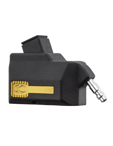 BO MANUFACTURE AAP-01/G17 MAG HPA M4 MAG ADAPTER - BLACK/YELLOW